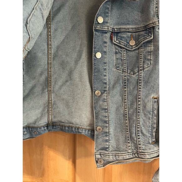 Levi Strauss & CO red tag jean jacket Women’s Large - Picture 8 of 13